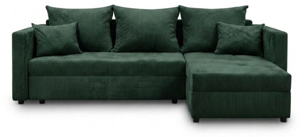 DesimeHome Ecksofa L-Form Schlaffunktion Bettkasten Produktbild 