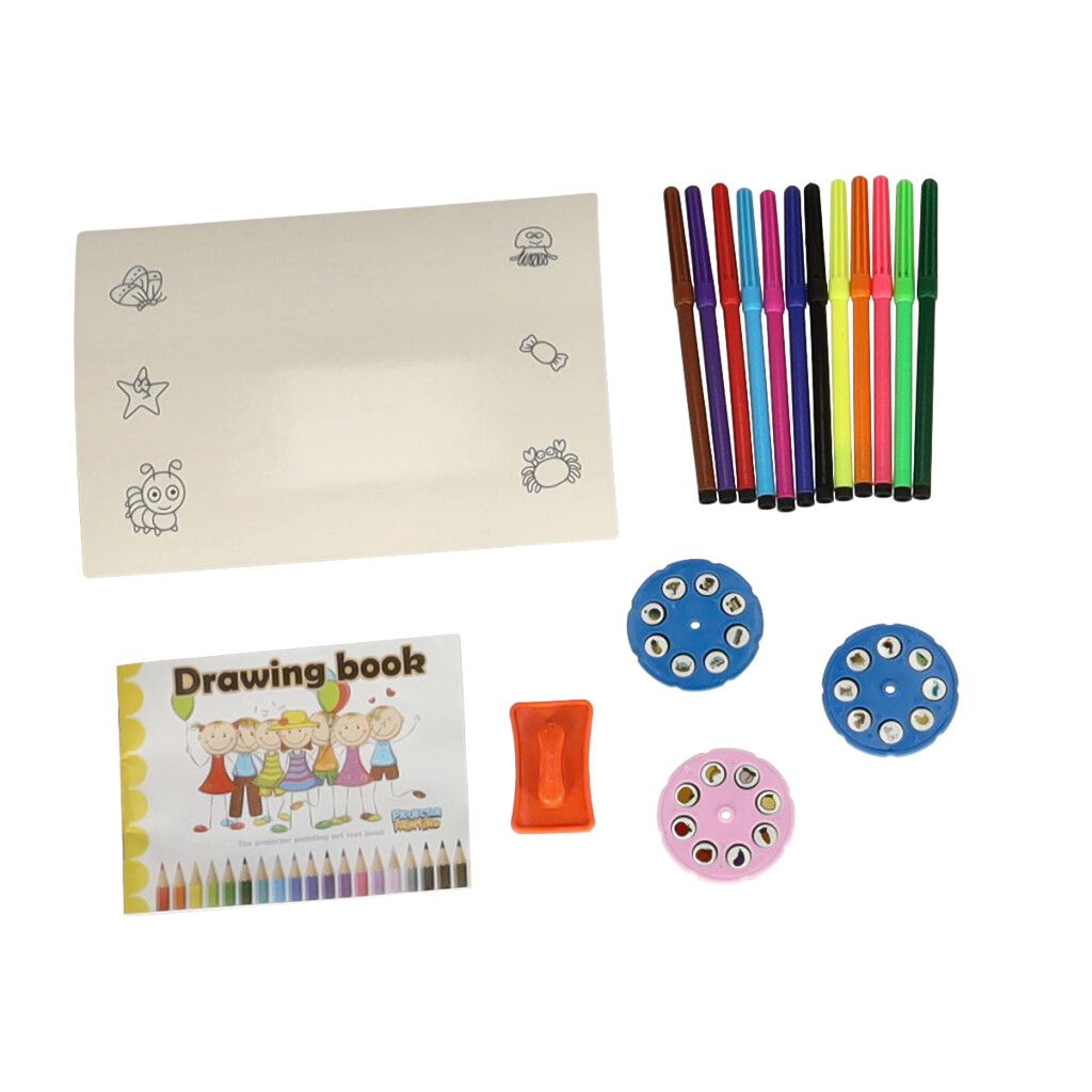 Projektor Zeichentisch Giraffe gelb Produktbild 6