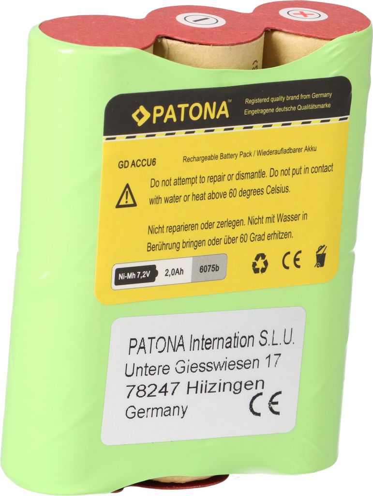 PATONA Akku für Gardena Accu 6 ST6 302835 ST6 Accu6 Accu 6 Produktbild 
