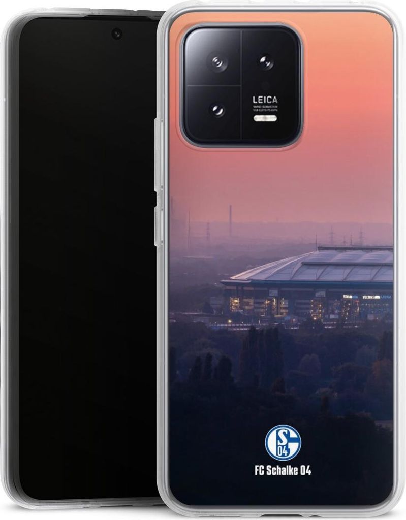 DeinDesign Handyhülle für Xiaomi 13 Silikon Hülle Case Smartphone Schutzhülle FC Schalke 04 Offizielles Lizenzprodukt Stadion