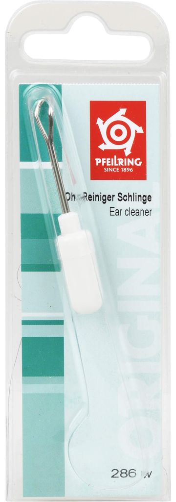 Pulitore per orecchie Pfeilring, bianco, lungo 6 cm Immagine del prodotto 