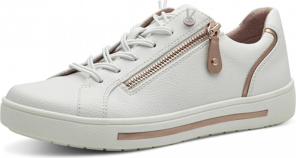 Jana Softline ampia H scarpa sportiva stringata bianca Immagine del prodotto 