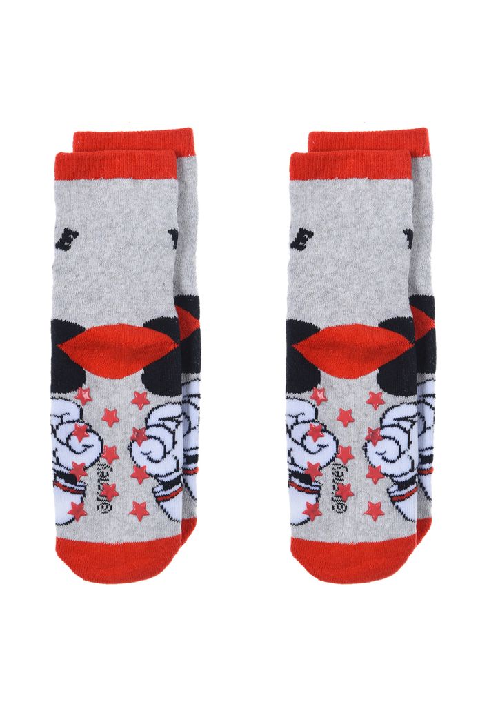 Peppa Pig Wutz Kinder Mädchen Socken 2 Paar Gumminoppen Stopper-Socken