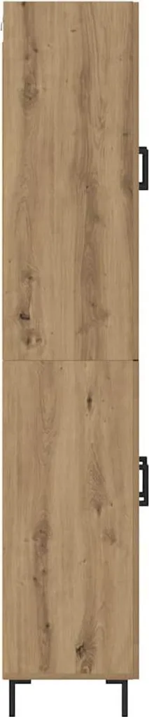 Arreda con vidaXL: Credenza in Quercia Artigianale 2 Pezzi - 8