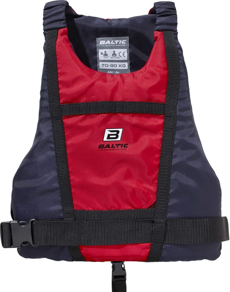 BALTIC Schwimmweste "Paddler", 50 N, S, 30-50 kg, Navy-Rot