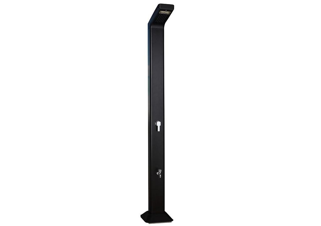 Solardusche UNO 35 l Aluminium mit LED Licht Produktbild 