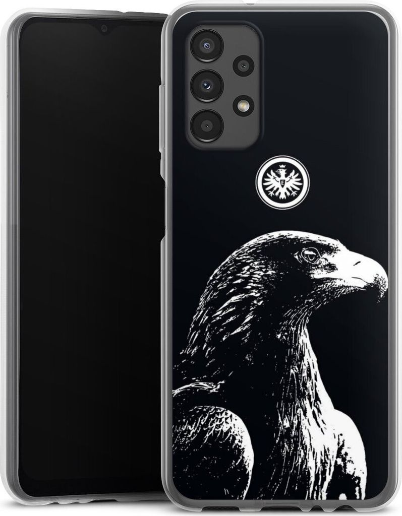 DeinDesign Handyhülle für Samsung Galaxy A13 4G Silikon Hülle Case Smartphone Schutzhülle Eintracht Frankfurt Offizielles Lizenzprodukt Attila