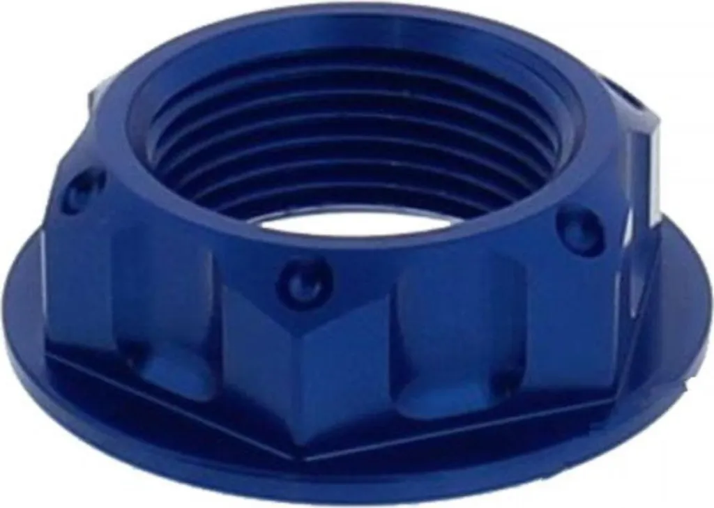 Écrou de Colonne de Direction M24x1,50mm Bleu pour Moto Suzuki SV et GSX
