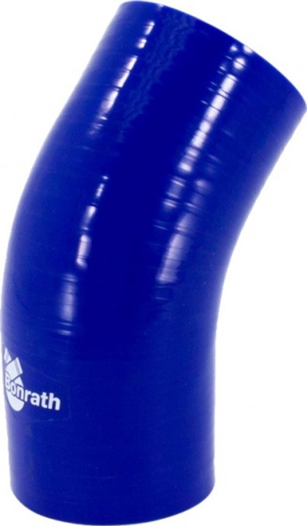 Silikonschlauch Ø11 mm 50 mm 45 ° Blau