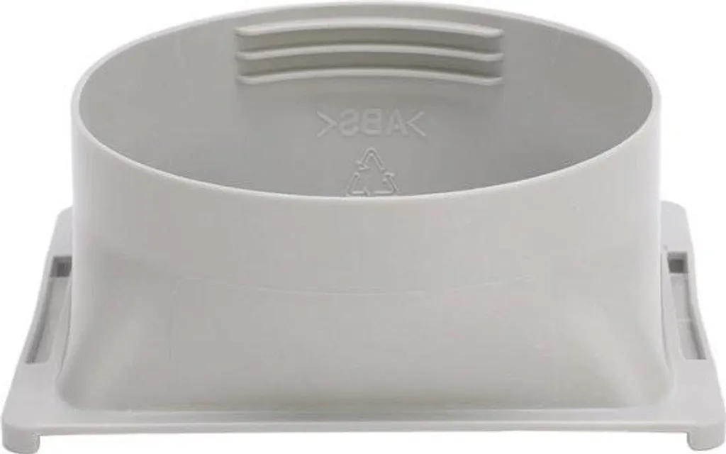 Adaptateur de Tuyau Climatisation Carré vers Rond 150mm - Raccord ABS