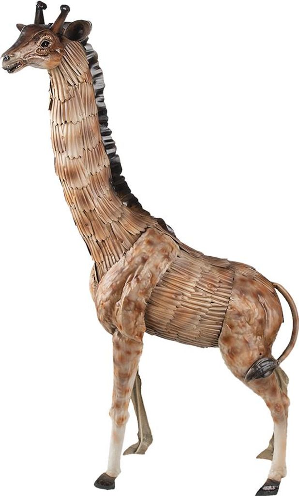 Clayre & Eef Figur Giraffe 37x14x59 cm Braun Eisen Produktbild 