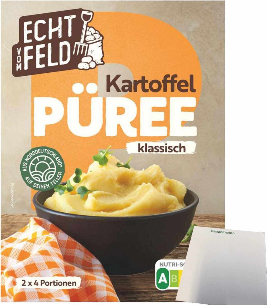 Echt vom Feld Kartoffelpüree klassisch (230g Packung) + usy Produktbild 