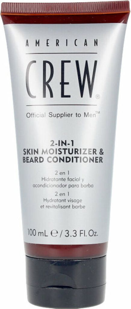 American Crew 2-in-1 Hautfeuchtigkeitspflege und Produktbild 