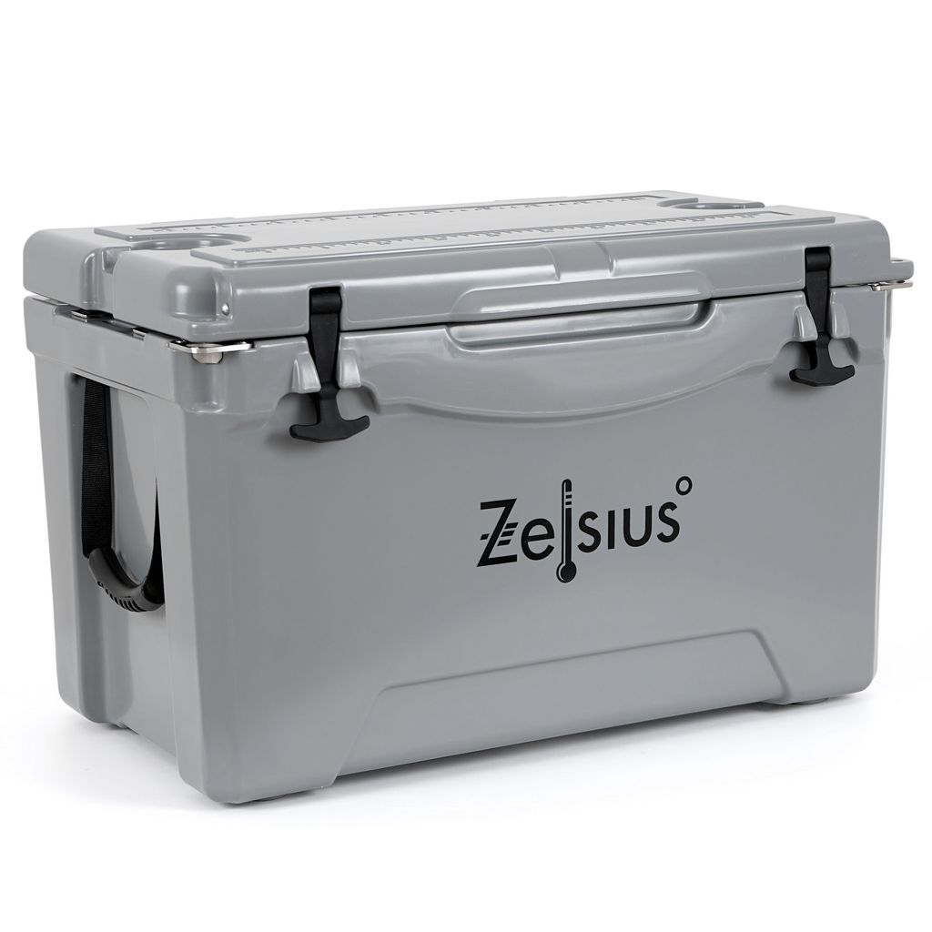Zelsius Kühlbox grau 50 Liter | Cooling Box ideal für Auto Produktbild 