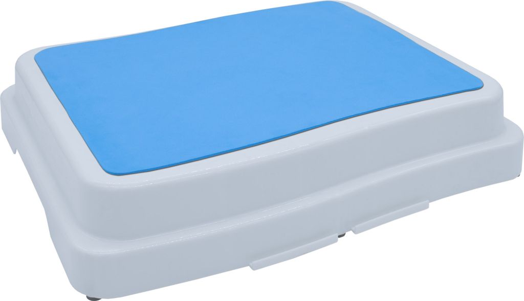 Trittstufe stapelbar weiß - 50 x 40 cm - Antirutsch Produktbild 1