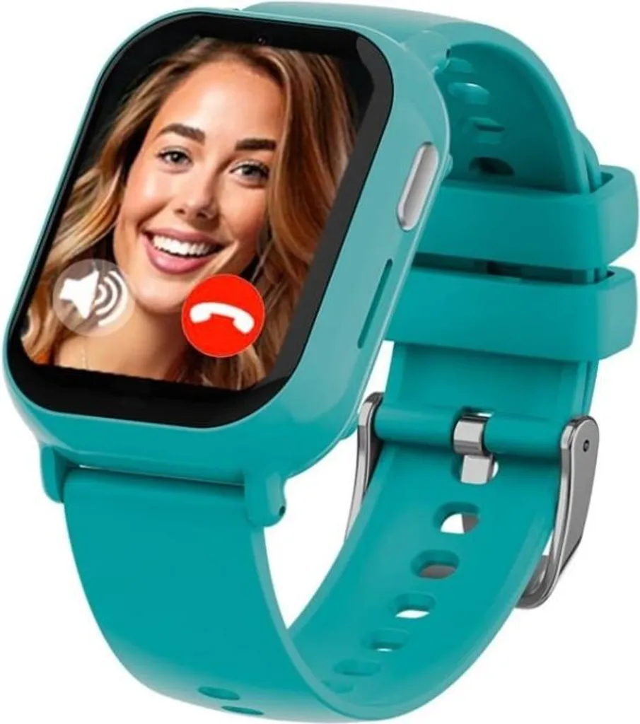 Montre GPS enfant CARNEO GuardKid+ 4G TINY avec appel vidéo bleu