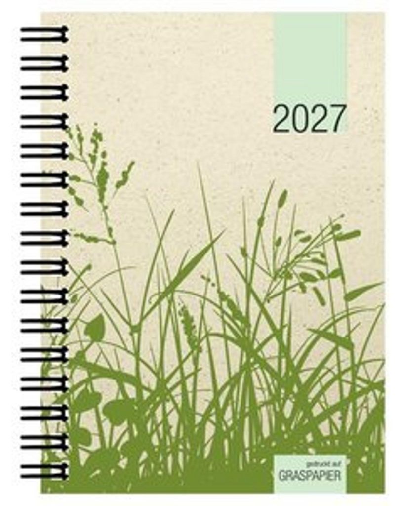Agenda de poche 1 semaine / 2 pages, papier ligné, année Image du produit 