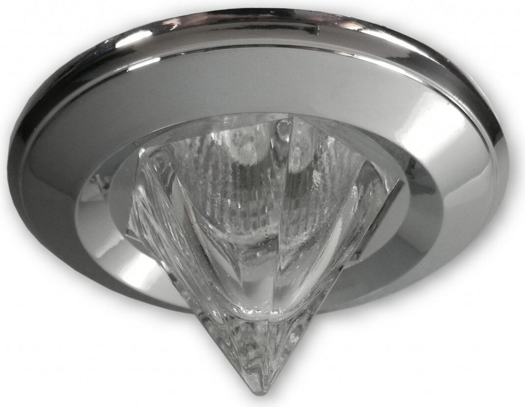 C-Light LED Spot Set Pyramide chrom glänzend 12V - 3 x 3W warm weiß