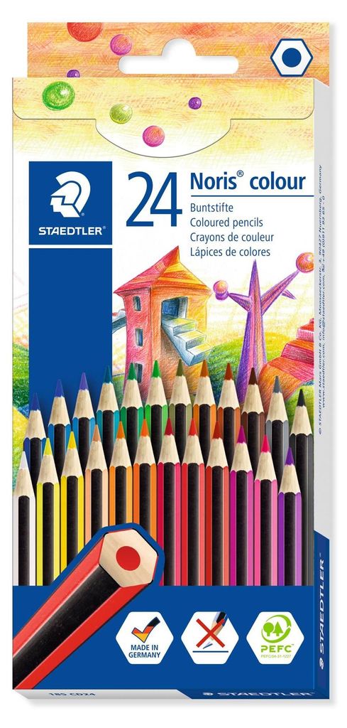 STAEDTLER Buntstift Noris colour 24 Farben Immagine del prodotto 