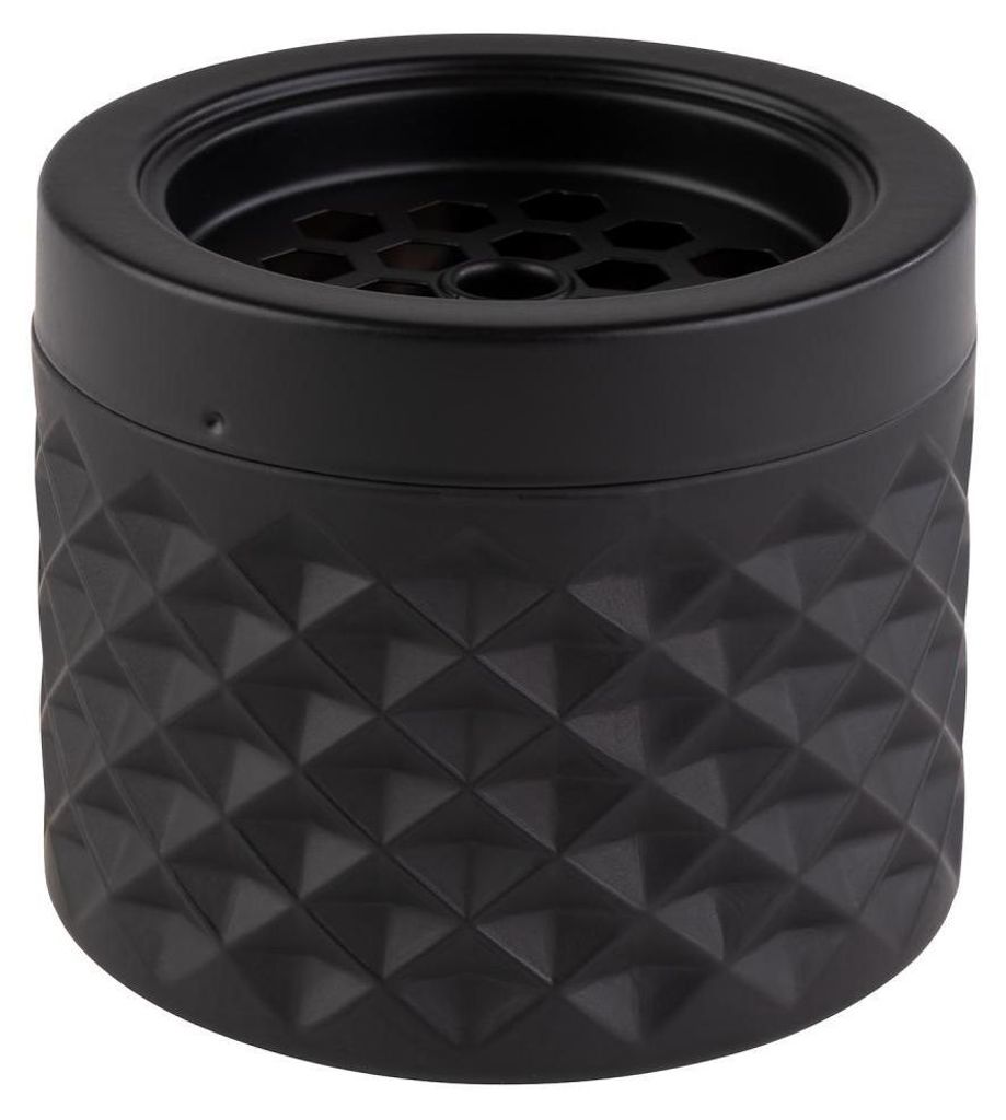 APS 558 Windaschenbecher NEBULA, Glas/Metall, Ø 9,5 cm, Produktbild 
