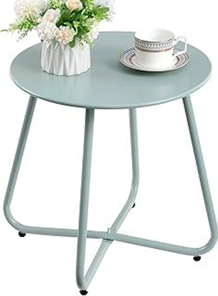 Tavolino da Giardino HollyHOME Blu-Verde: Vivi il tuo Relax Outdoor