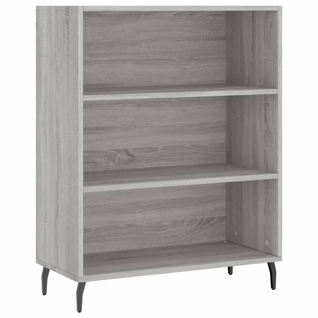 Scaffale Essential Grigio Sonoma | Mobile Multiuso 32,5x90 cm
