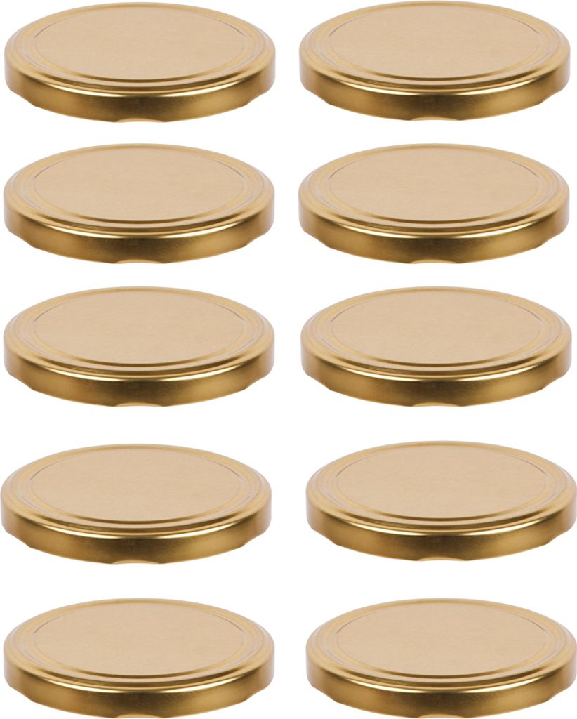 Schraubdeckel 10 Stück für Gläser TWIST OFF Deckel Produktbild 