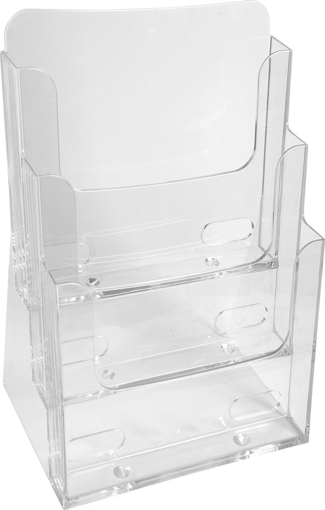 Exacompta 4x Distributeur de prospectus 3 compartiments A4 Image du produit 