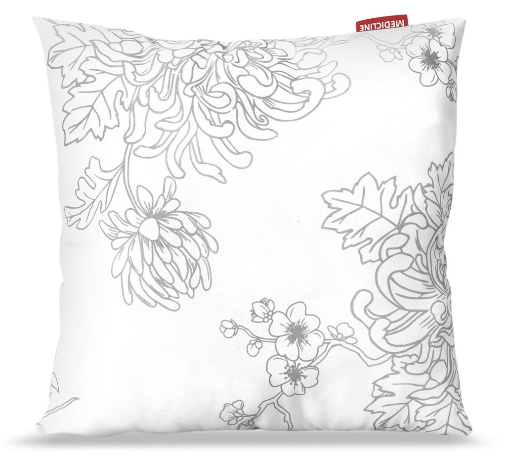 Cuscino antiallergico in microfibra 40x40 cm Edanti Fiori Immagine del prodotto 