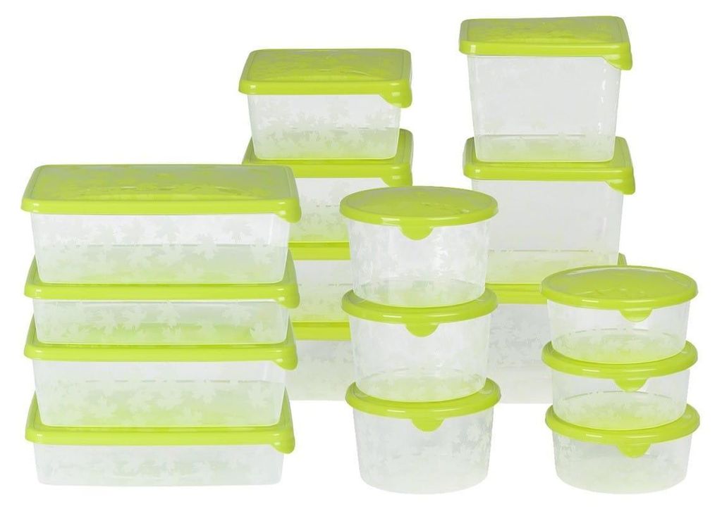 Set mit 17 Lebensmittelbehältern Aufbewahrungs Boxen Dosen Produktbild 