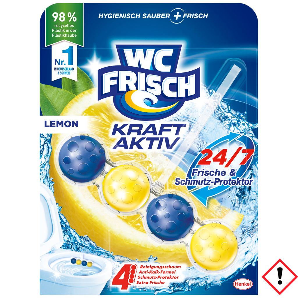 WC Frisch Kraft Aktiv Lemon Duftspüler Anti Kalk Formel 50 Produktbild 