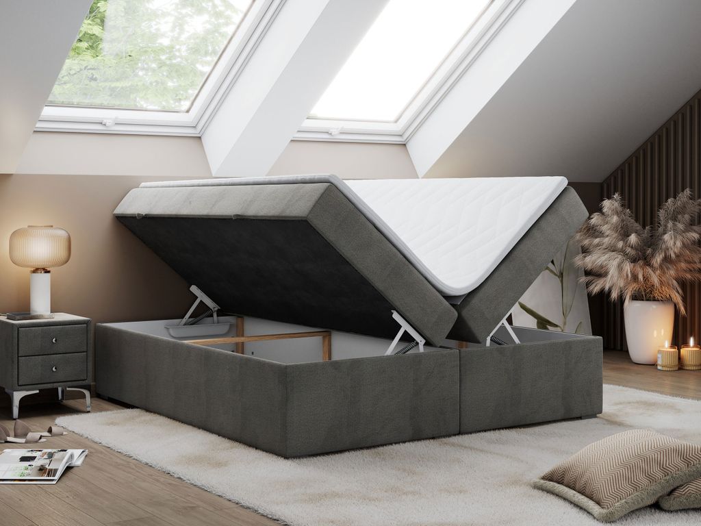 Boxspringbett Ohne Kopfteil