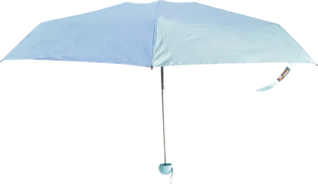 Biggdesign Moods Up Turchese Mini Ombrello, resistente al vento, tascabile, ad asciugatura rapida, Ombrello antivento compatto con telaio per uomini e donne, Ombrelli manuali per la pioggia