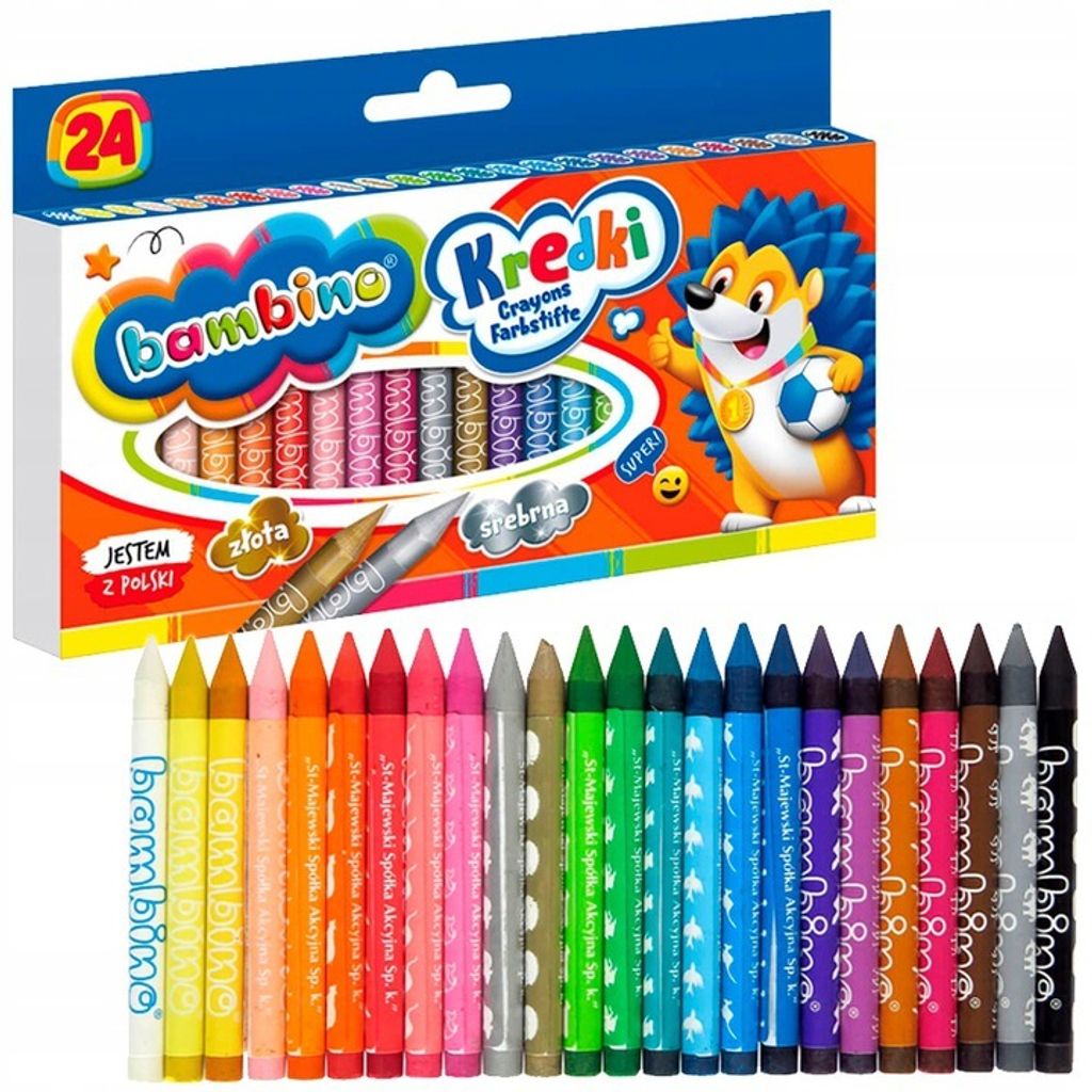 Bambino kaolínové pastelky 24 farieb Obrázok produktu 