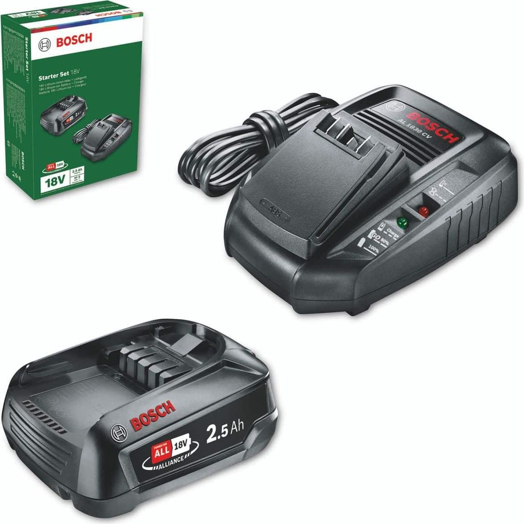 Bosch Akku Starter-Set: 1 x PBA 18 Volt, 2.5 Ah W-B und AL Produktbild 9