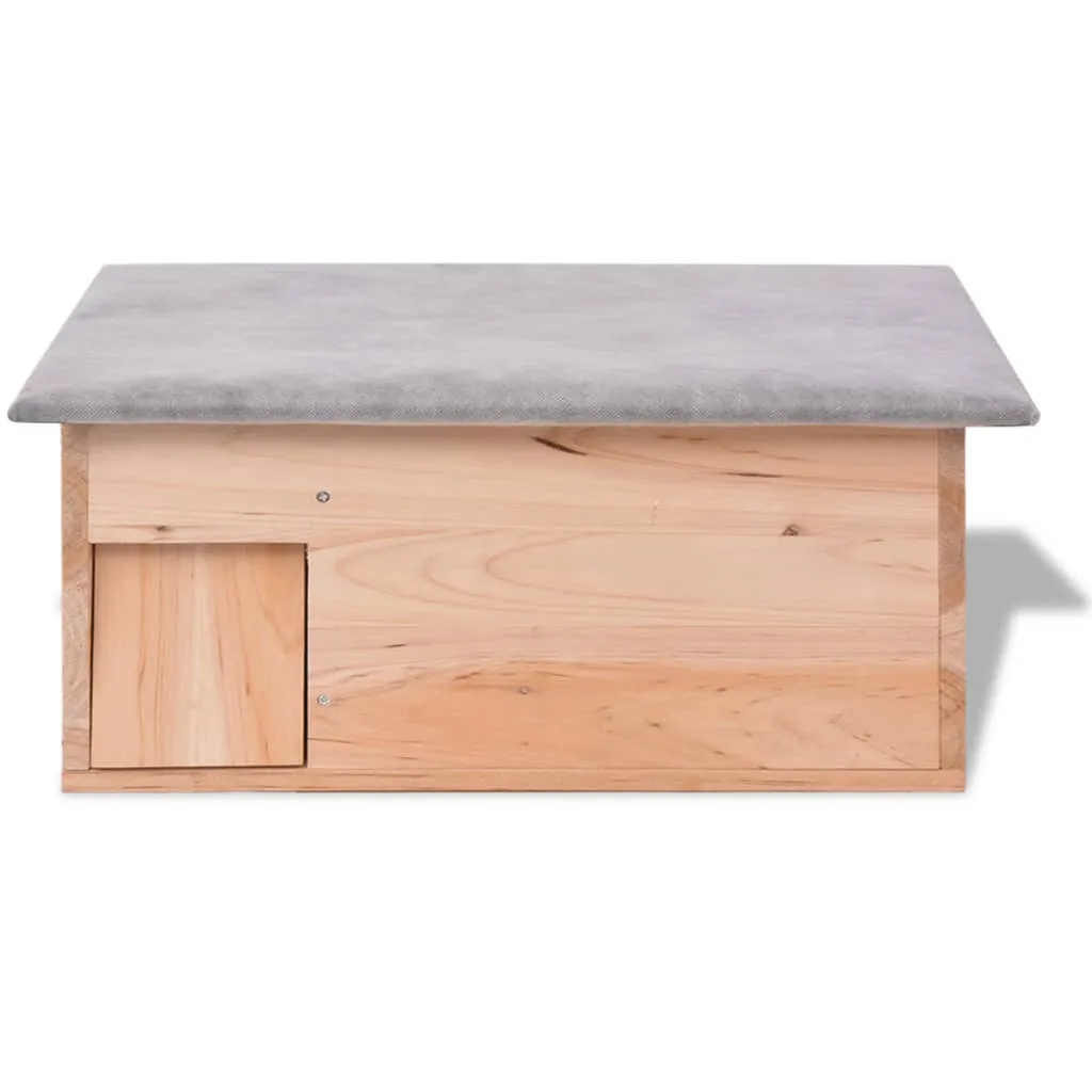 Maison Hérisson Bois Massif 45 cm - Habitat Durable et Résistant - 3