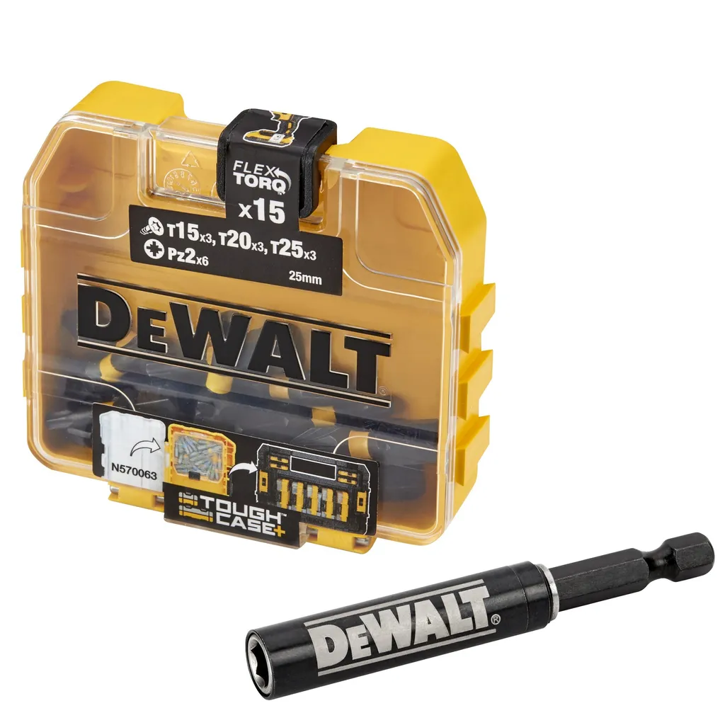 DeWALT DT70522T Coffret Embouts de Vissage Haute Résistance 16 Pièces