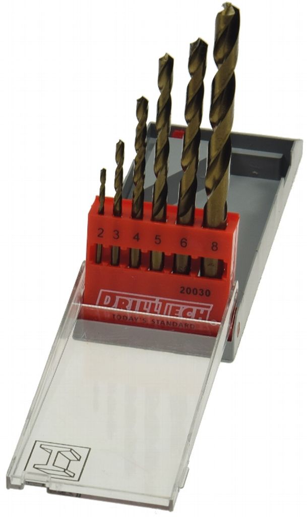HSS Metallbohrer 6-Teilig 2 - 8 mm