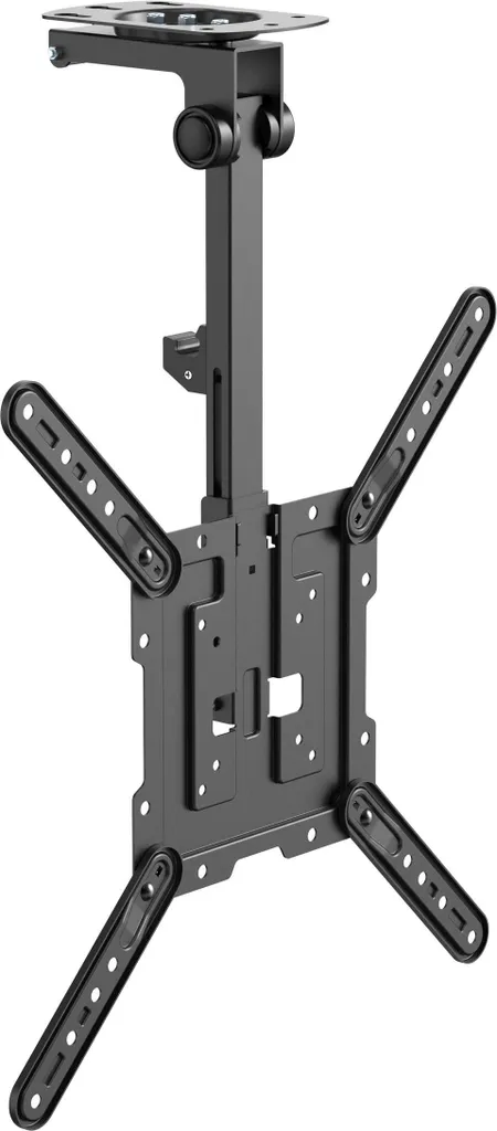 Staffa Montaggio Soffitto Equip 650375 Acciaio Inox TV 23-55 Nero