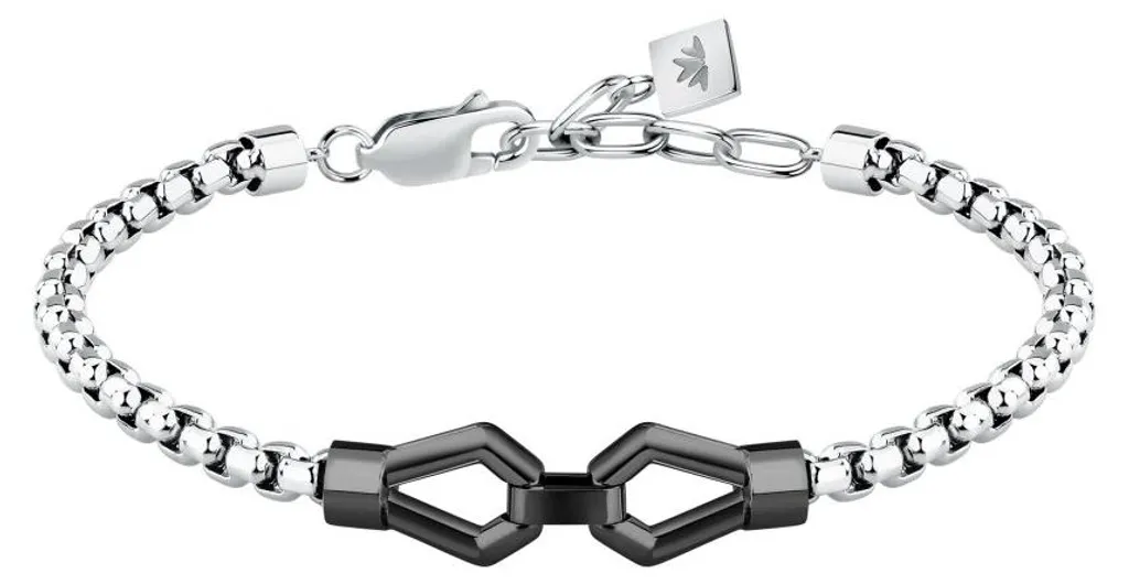 Bracelet homme en acier bicolore Motown SALS91 - Bijou chic et moderne
