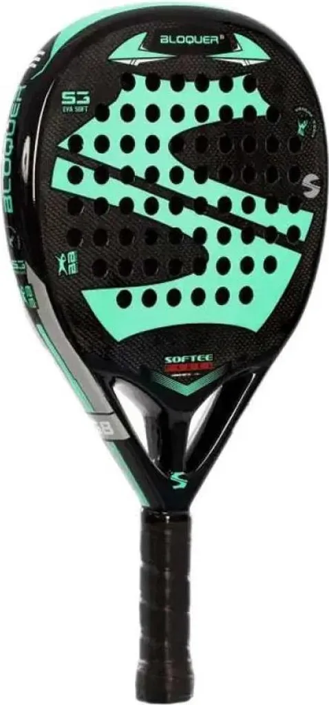 Raquette de padel Softee Bloquer Vert idéale pour matchs et compétitions