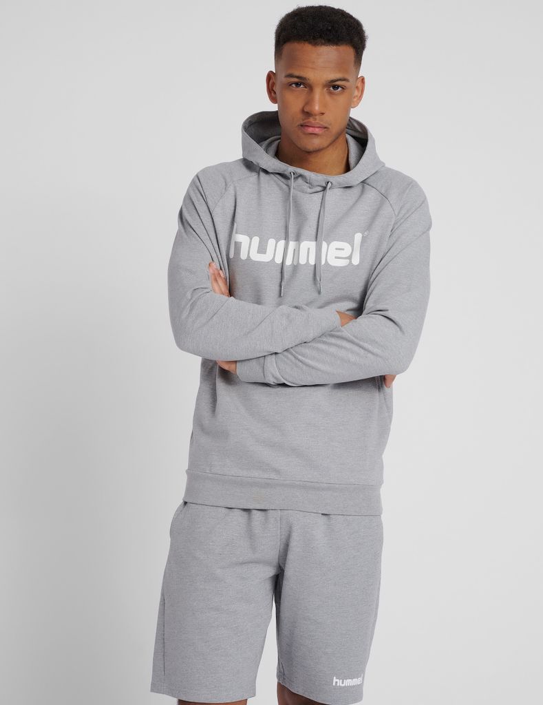 Hummel Go Baumwolle Logo Kapuzen Sweatshirt, S, Herren