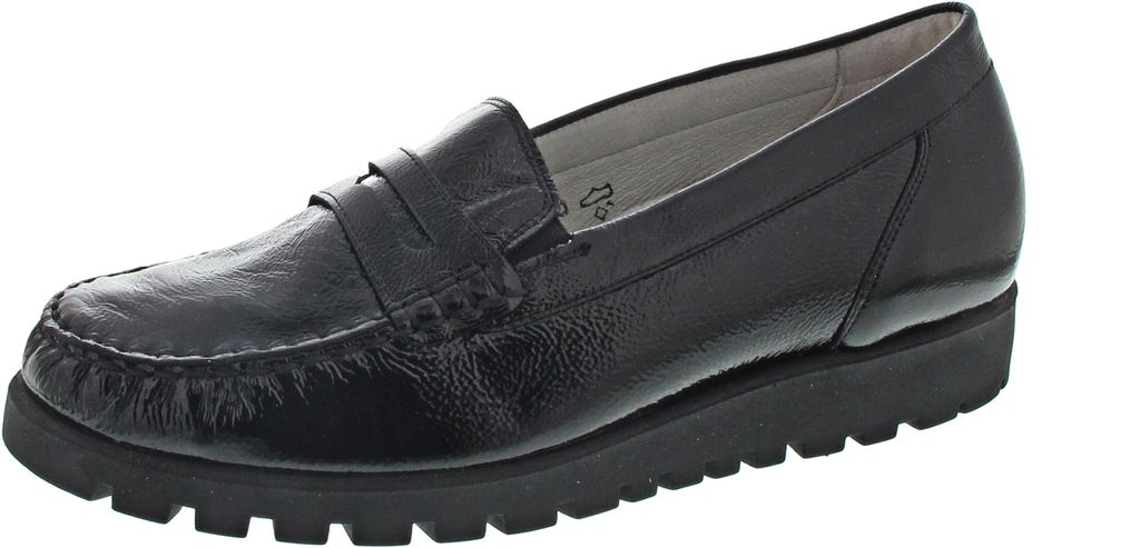 Waldläufer Hegli, scarpa slip-on nera Immagine del prodotto 