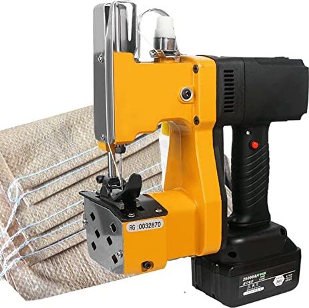 MXBAOHENG BAGE NEAUS MACHUNG BATTERAIN DAHN VORTABLICHE WANDPAPE SANDBALL JUTE GRAIN 220 V (mit 1 Batterie)