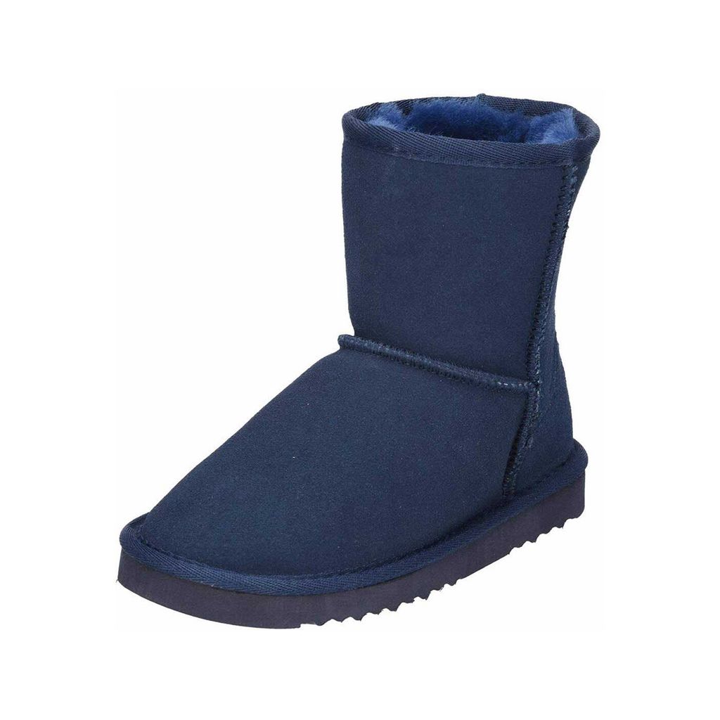 Black Damen Stiefeletten gefüttert blau Gr. 34