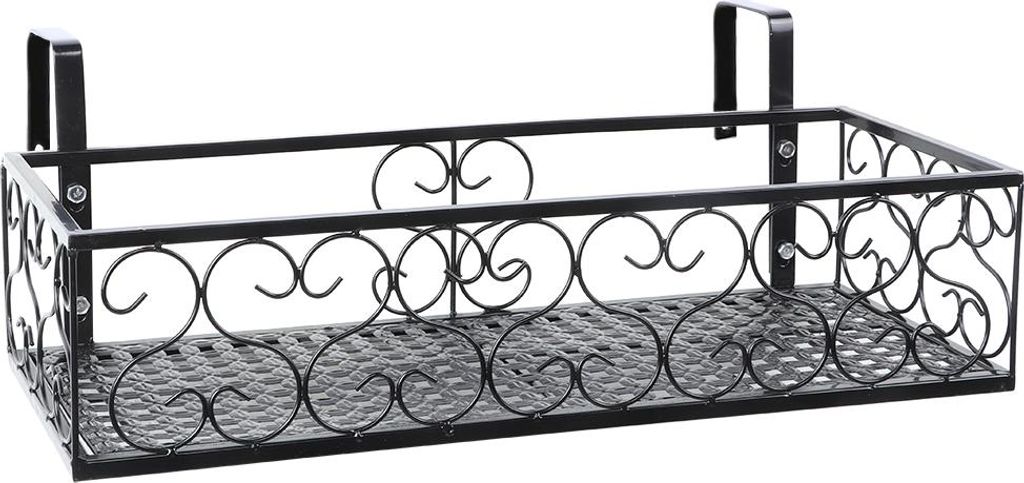 Eisen Balkon hängende Blume Rack Topf Stand Pflanze Produktbild 