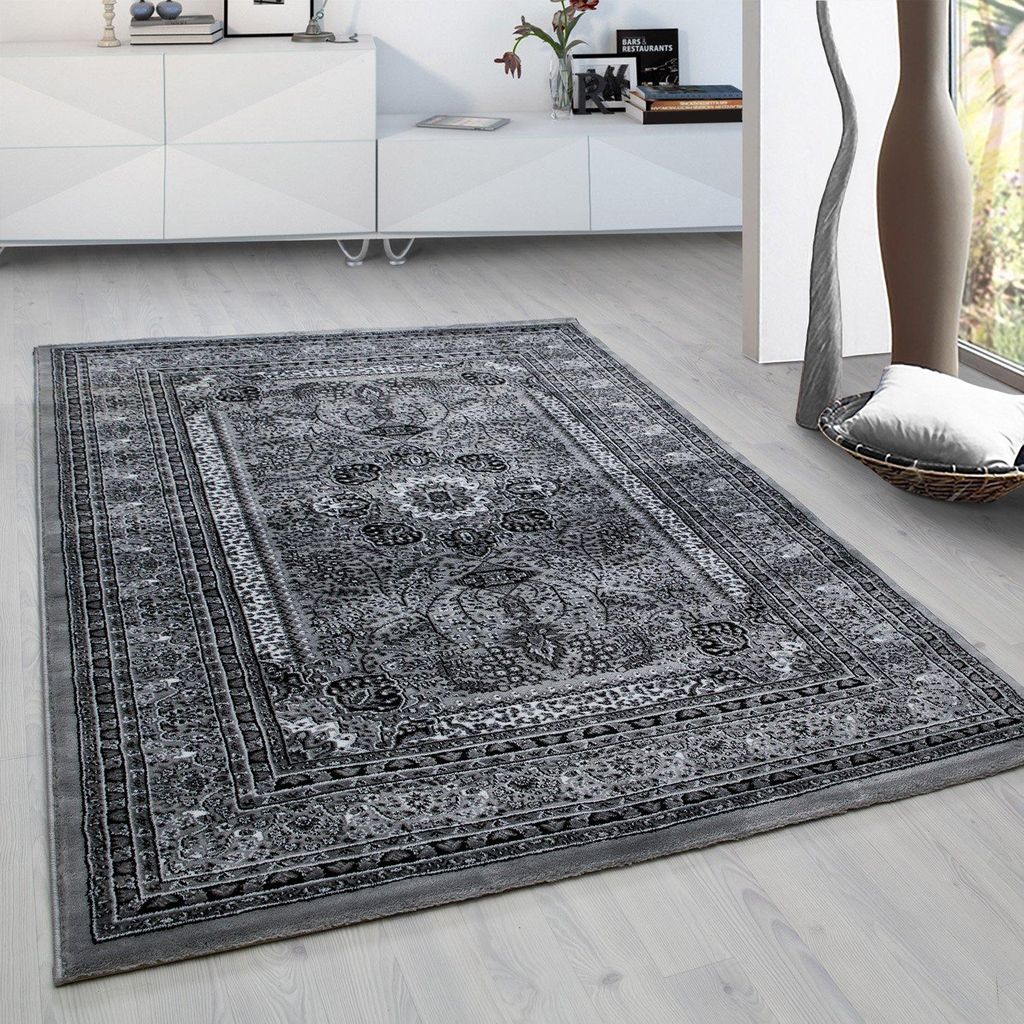 Homebyhome Kurzflor Teppich mit orientalischem Design, Weich & Robust für Wohnzimmer oder Schlafzimmer Grösse 240x340 cm