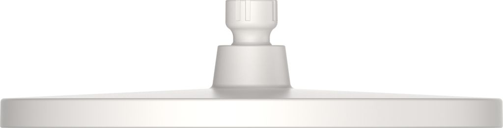 Regenduschkopf D2211R rund - Ø 25,4 cm - Anti-Kalk - Farbe wählbar, Farbe:Weiß / Schwarz matt