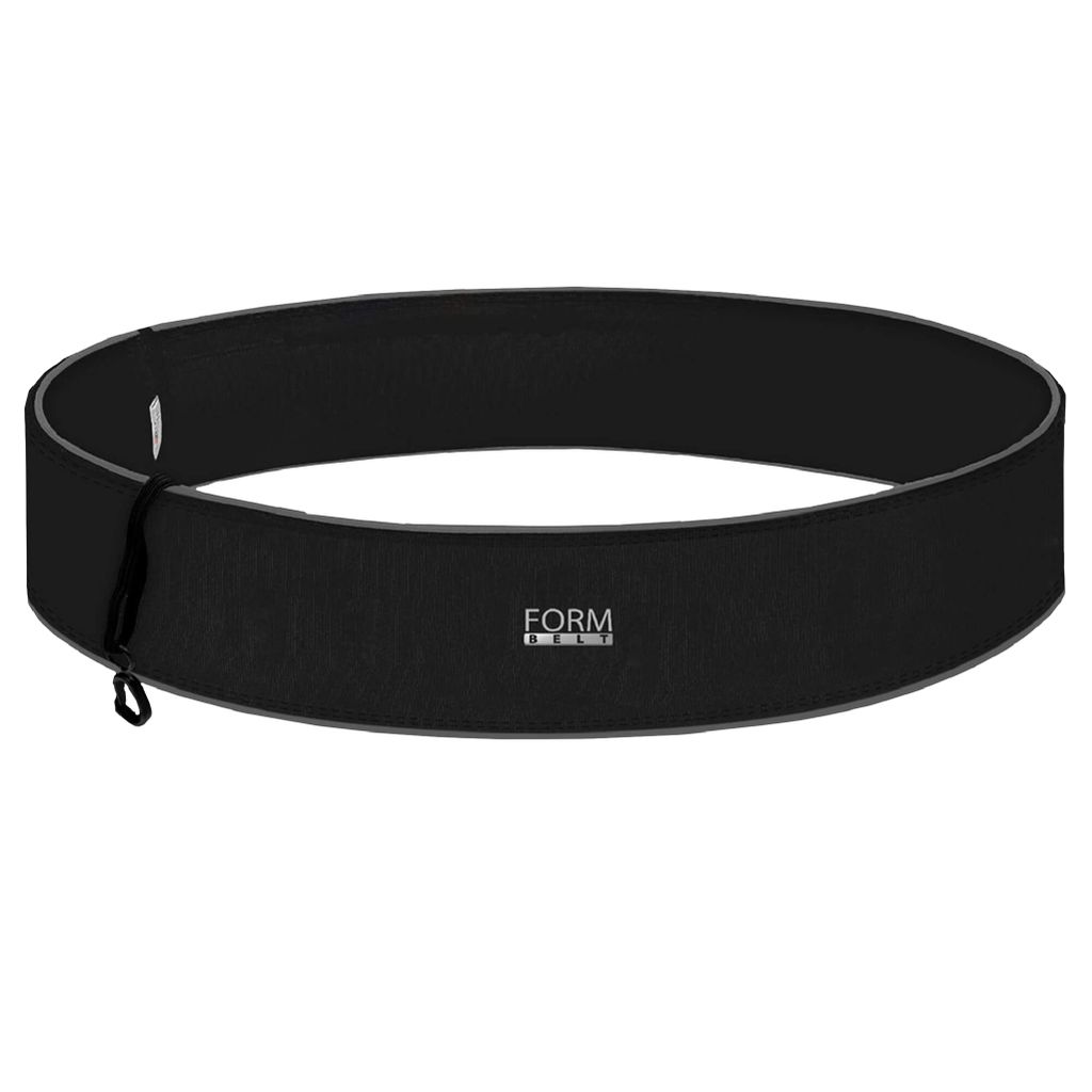 Formbelt Multifunktionaler Laufgürtel, Universelle Handy Lauftasche für Laufen, Jogging, Fitness & Sport-Schwarz-XL