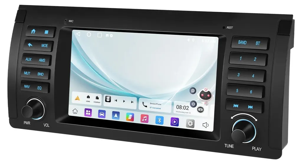 Système de Navigation Android BMW E39 E53 - Autoradio CarPlay 2+64 Go
